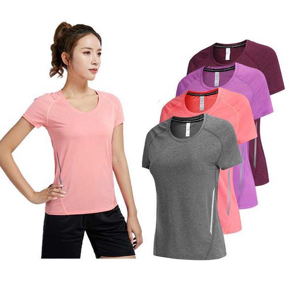 2020 t shirt running woman quick dry fitness slim short sleeves breathable gym nylon sportswear yoga shirts compression female, White;red
2020 t shirt running woman quick dry fitness slim short sleeves breathable gym nylon sportswear yoga shirts compression female, White;red