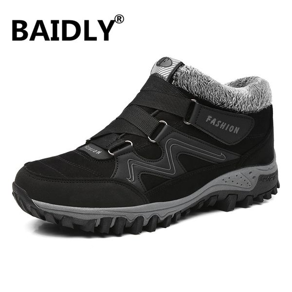 new men boots winter fur warm snow boots casual men winter work shoes footwear fashion plush ankle, Black
new men boots winter fur warm snow boots casual men winter work shoes footwear fashion plush ankle, Black