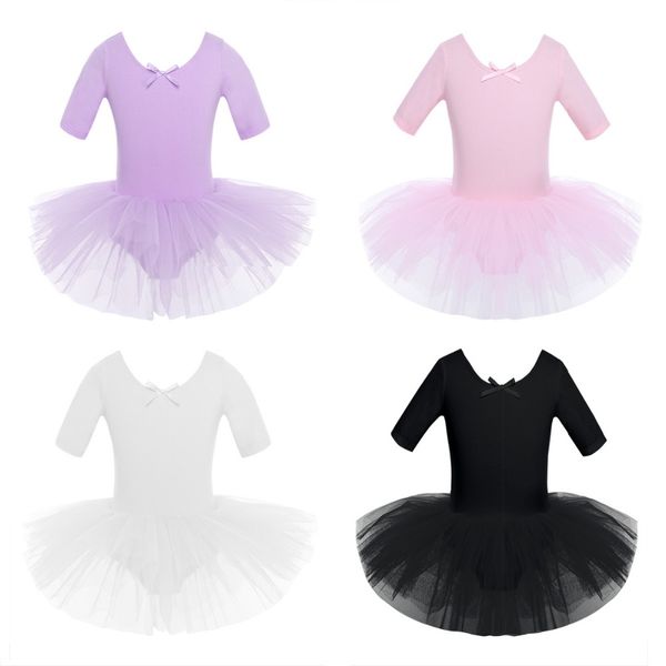 children kids half sleeves cotton dance ballet tutu dress leotard girl gymnastics dancewear ballerina party costumes, Black;red
children kids half sleeves cotton dance ballet tutu dress leotard girl gymnastics dancewear ballerina party costumes, Black;red