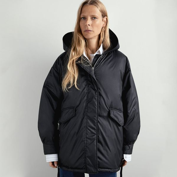 women's black cotton clothing long sleeve loose fit winter casual long stand collar jacket with flap zip pocket at front
women's black cotton clothing long sleeve loose fit winter casual long stand collar jacket with flap zip pocket at front