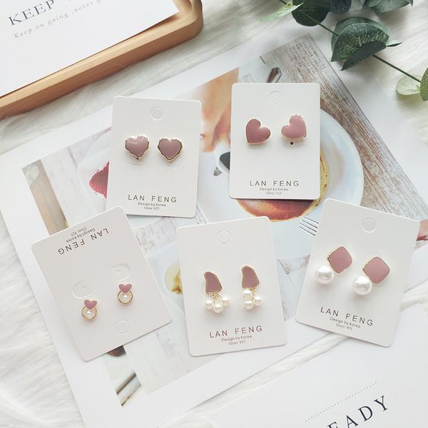 korean dangle drop earrings kawaii cute pink women wholesale heart fresh princess pearl hanging fashion jewelry holiday, Silver
korean dangle drop earrings kawaii cute pink women wholesale heart fresh princess pearl hanging fashion jewelry holiday, Silver