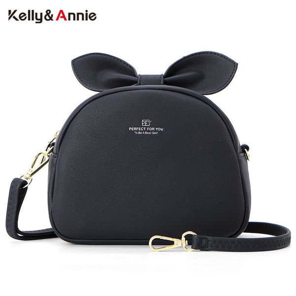 2020 new bow fashion ladies bags for women soft leather ladies shoulder bag messenger crossbody bag female sac bolsos