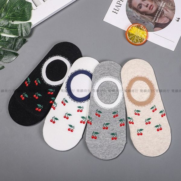 women soft sock cartoon ladies fruit cherry printing socks colorful woman boat casual cotton sox girls spring trendy skarpetki, Black;white
women soft sock cartoon ladies fruit cherry printing socks colorful woman boat casual cotton sox girls spring trendy skarpetki, Black;white