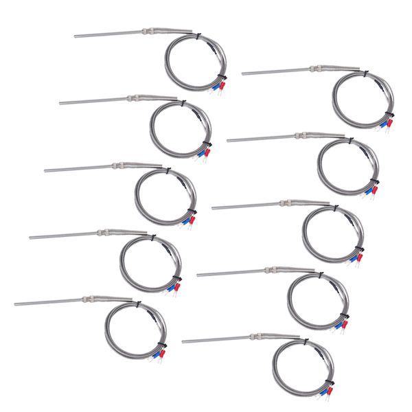 10pcs 100mm spade k-type temperature controller thermocouple -100°c - 1250°c probe 2m
10pcs 100mm spade k-type temperature controller thermocouple -100°c - 1250°c probe 2m