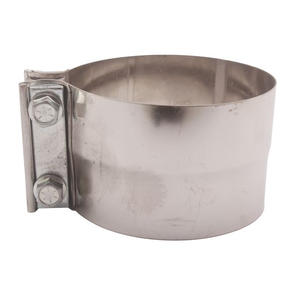 5inch stainless steel exhaust turbo pipe band clamp for muffler downpipe headers 
5inch stainless steel exhaust turbo pipe band clamp for muffler downpipe headers