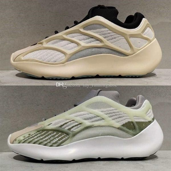 new arrival 700 men women running shoes v3 runner azael white skeleton glows in the dark kanye mens trainer fashion sports sneakers, White;red
new arrival 700 men women running shoes v3 runner azael white skeleton glows in the dark kanye mens trainer fashion sports sneakers, White;red