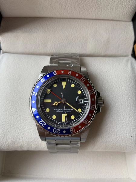 wholesale luxury watch retro watche 361l stainless steelgmtl mechanical automatic watch waterproof 39mm men's mechanical watch delivery, Slivery;brown
wholesale luxury watch retro watche 361l stainless steelgmtl mechanical automatic watch waterproof 39mm men's mechanical watch delivery, Slivery;brown
