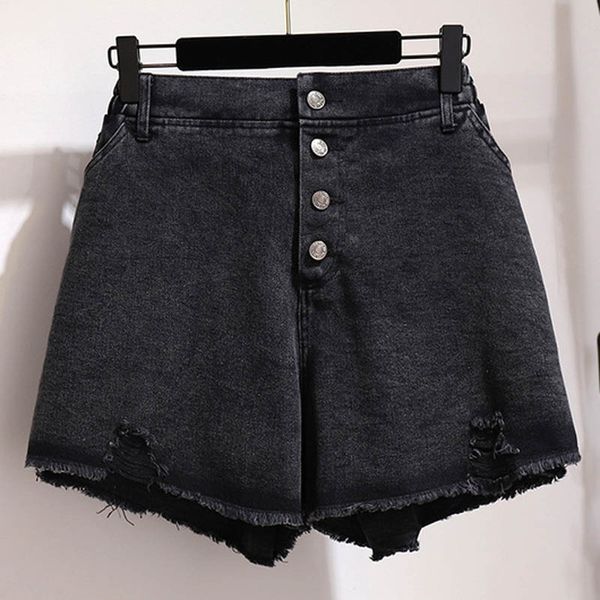 women's jeans summer denim shorts women plus size waist 113cm hip 152cm 5xl 6xl 7xl 8xl 9xl ripped wide-leg black color, Blue
women's jeans summer denim shorts women plus size waist 113cm hip 152cm 5xl 6xl 7xl 8xl 9xl ripped wide-leg black color, Blue