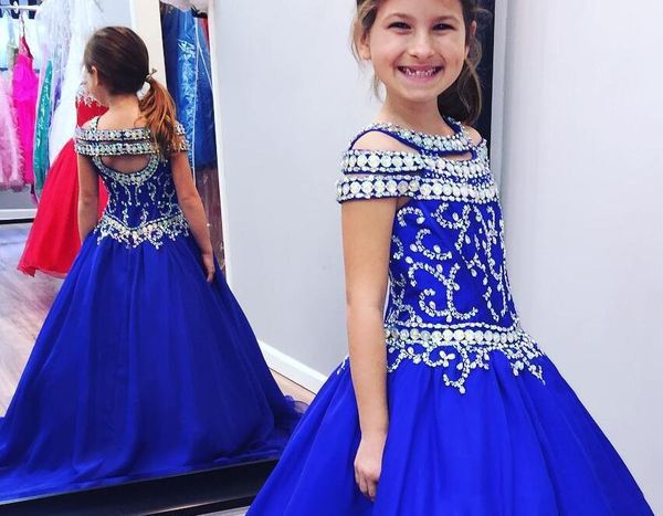 royal blue girls pageant dresses crystals beaded cap sleeves backless princess ball gown kids formal wears flower girl dress
royal blue girls pageant dresses crystals beaded cap sleeves backless princess ball gown kids formal wears flower girl dress