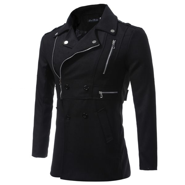 parka cardigan coat mens autumn winter zipper jacket casual long fashion outwear, Black
parka cardigan coat mens autumn winter zipper jacket casual long fashion outwear, Black