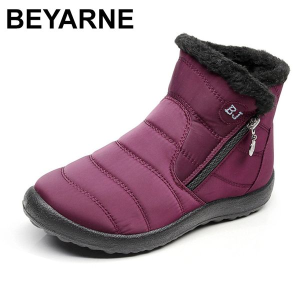 beyarne winter women's snow boots waterproof insulated fully fur lined warm outdoor shoes down ankle snow boots shoes, Black
beyarne winter women's snow boots waterproof insulated fully fur lined warm outdoor shoes down ankle snow boots shoes, Black