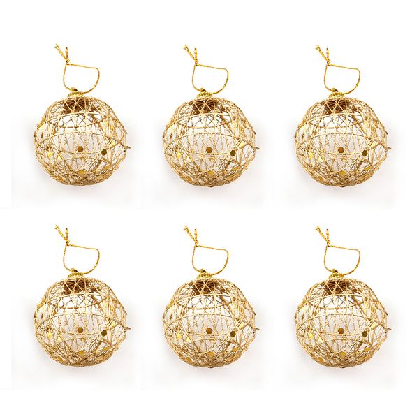6pcs 6cm golden iron round ball christmas tree hanging ornaments christmas party home decorations supplies
6pcs 6cm golden iron round ball christmas tree hanging ornaments christmas party home decorations supplies