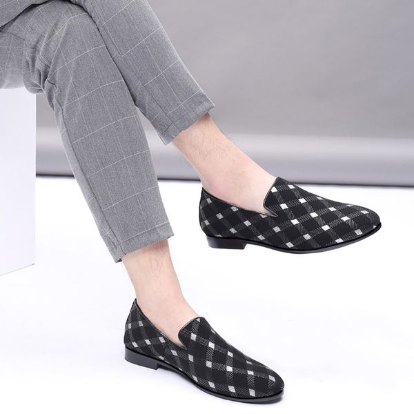 men casual classy synthetic pu leather shoes flat slip on loafers party dating trendy male big size38-48 business driving footwear, Black
men casual classy synthetic pu leather shoes flat slip on loafers party dating trendy male big size38-48 business driving footwear, Black