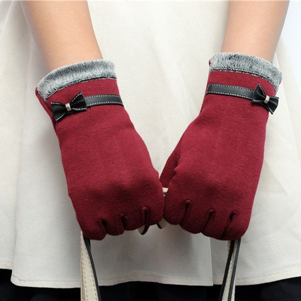 elegant womens gloves screen winter warm bow soft wrist gloves mittens cashmere full finger guantes mujer handschoenen
elegant womens gloves screen winter warm bow soft wrist gloves mittens cashmere full finger guantes mujer handschoenen
