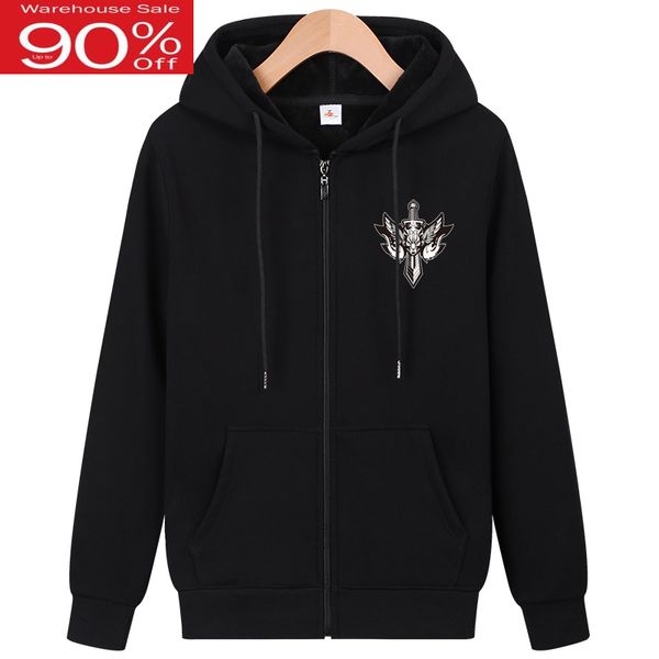 men sweatshirt with a hoody plus velvet to keep warm 2020 new arrival winter thick male hoodies casual zipper korean style h55, Black
men sweatshirt with a hoody plus velvet to keep warm 2020 new arrival winter thick male hoodies casual zipper korean style h55, Black