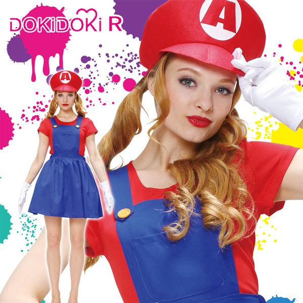 dokidoki anime super mario cosplay costume women cute dress red super mario halloween cosplay costume christmas, Silver
dokidoki anime super mario cosplay costume women cute dress red super mario halloween cosplay costume christmas, Silver