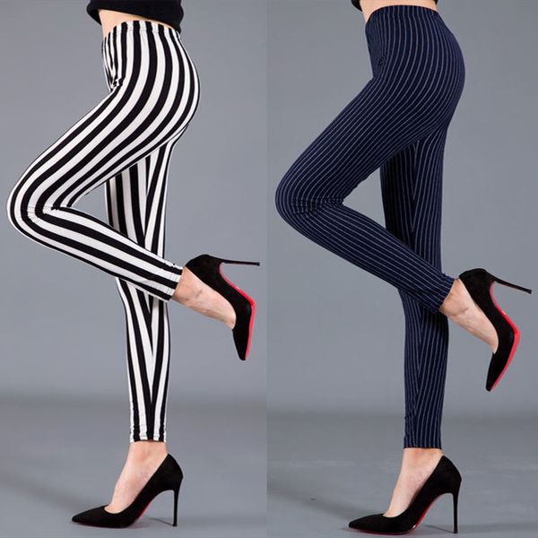 vertical stripe printed leggings large size stretch women's slim flower pants, Black
vertical stripe printed leggings large size stretch women's slim flower pants, Black