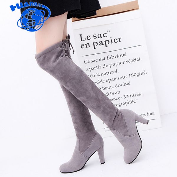 huanqiu boots female winter boots women over the knee stretch fashion shoes 2018 high heel big size35-43 zll538, Black
huanqiu boots female winter boots women over the knee stretch fashion shoes 2018 high heel big size35-43 zll538, Black