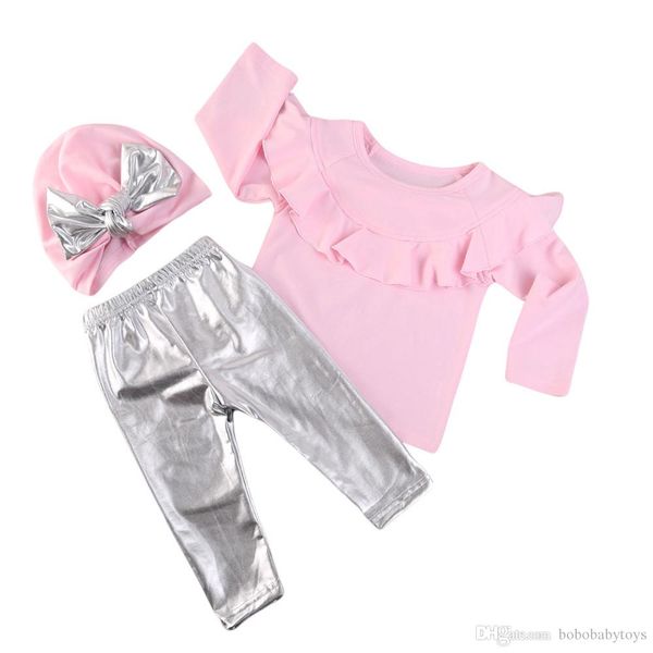children's wear clothing set princess girl fungus lace spring / autumn pink t-shirt + silver long pants + bow hat three-piece set b06, White
children's wear clothing set princess girl fungus lace spring / autumn pink t-shirt + silver long pants + bow hat three-piece set b06, White