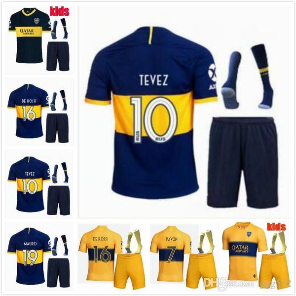 19 20 boca juniors home soccer jerseys uniforms kids kit thai quality soccer jersey boca away football blue white pavon gago tevez, Black
19 20 boca juniors home soccer jerseys uniforms kids kit thai quality soccer jersey boca away football blue white pavon gago tevez, Black