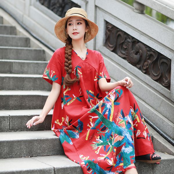 summr 2020 spring vintage long dress plus size 2xl dess for woman print floral dresses for woman clothes yy052 es, Black;gray
summr 2020 spring vintage long dress plus size 2xl dess for woman print floral dresses for woman clothes yy052 es, Black;gray