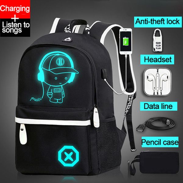 children backpack school bags for boy girls anime luminous school backpack kids waterproof book bag usb charging schoolbag gift
children backpack school bags for boy girls anime luminous school backpack kids waterproof book bag usb charging schoolbag gift