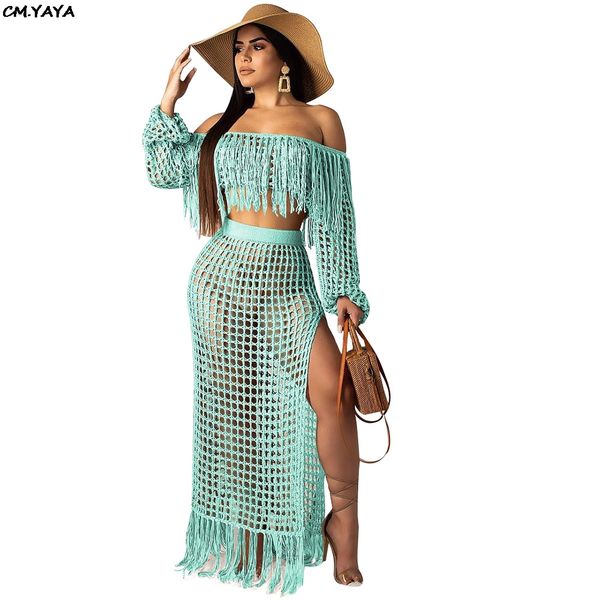 women summer beach grid bohemian off shoulder tassel splicing side split maxi skirt suit two piece set dress 4 color s3554, White
women summer beach grid bohemian off shoulder tassel splicing side split maxi skirt suit two piece set dress 4 color s3554, White