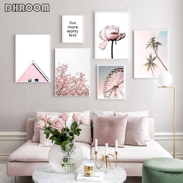 pink peony wall art canvas ferris wheel poster palm trees landscape print painting nordic decoration picture living room decor
pink peony wall art canvas ferris wheel poster palm trees landscape print painting nordic decoration picture living room decor