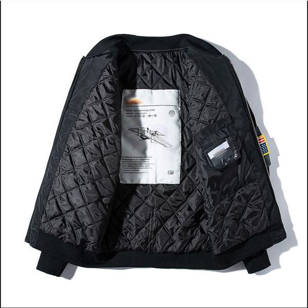new flight pilot mens designer jackets casual coats ma bomber jacket autumn letter printed windbreaker mens brand nasa outerwear, Black;brown
new flight pilot mens designer jackets casual coats ma bomber jacket autumn letter printed windbreaker mens brand nasa outerwear, Black;brown