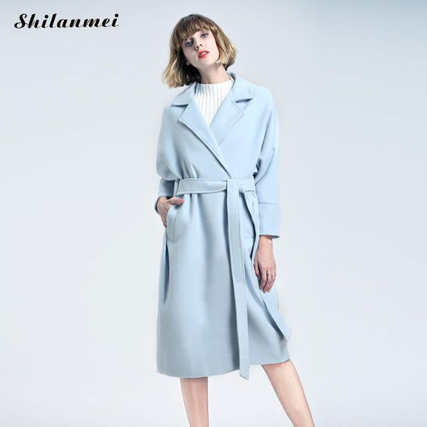 2017 winter wool long cardigan coat women with belt sky blue/pink open stitch cloak thicken ladies jacket coats fashion manteau, Black
2017 winter wool long cardigan coat women with belt sky blue/pink open stitch cloak thicken ladies jacket coats fashion manteau, Black