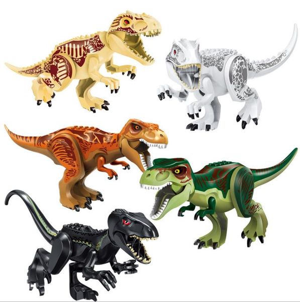 

Jurassic Dinosaur World T-Rex Raptor Pterosaur Indominus Rex Carnotaurus Triceratops Dilophosaurus Tyrannosaurus Big Size Building Block