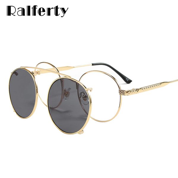 ralferty 2 in 1 women's sunglasses round clip on glasses retro prescription optical lens frames man zonnebril dames oculos d085, White;black
ralferty 2 in 1 women's sunglasses round clip on glasses retro prescription optical lens frames man zonnebril dames oculos d085, White;black