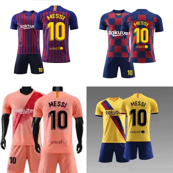 19 20 10 messi soccer jerseys football shirt men kids kit set uniform short sleeve jersey, Black;yellow
19 20 10 messi soccer jerseys football shirt men kids kit set uniform short sleeve jersey, Black;yellow