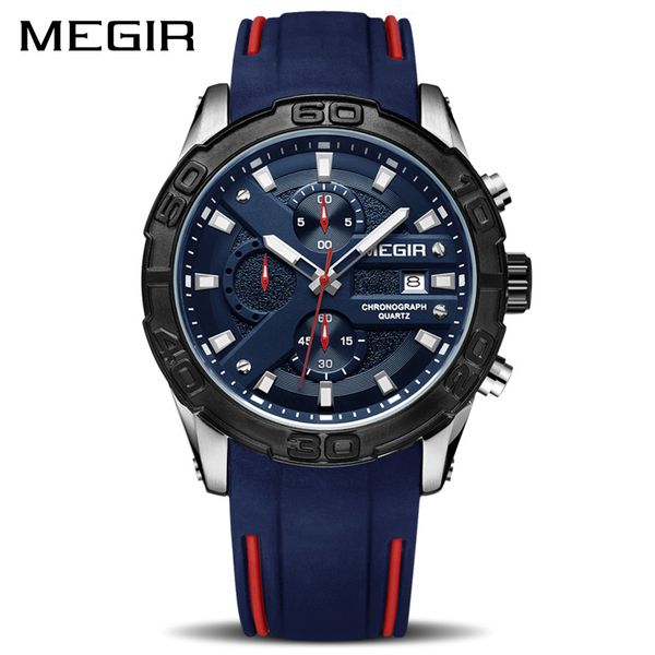 megir fashion sport men watch relogio masculino mens army quartz watches male chronograph silicone clock wristwatches, Slivery;brown
megir fashion sport men watch relogio masculino mens army quartz watches male chronograph silicone clock wristwatches, Slivery;brown