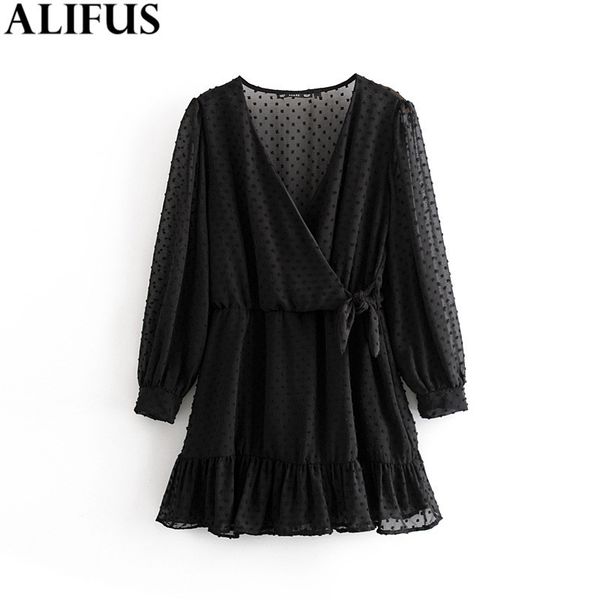fashion za women mini dress 2019 black chiffon cross v neck lantern sleeve slim hem ruffles dresses female ladies vestidos, Black;gray
fashion za women mini dress 2019 black chiffon cross v neck lantern sleeve slim hem ruffles dresses female ladies vestidos, Black;gray