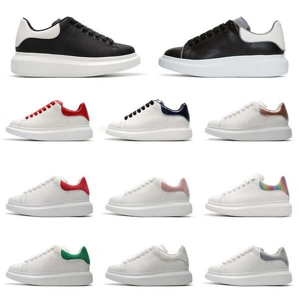 designer men women sneakers leather casual platform shoes fashion platform trainers luminous fluorescent chaussures black white reflective, White;red
designer men women sneakers leather casual platform shoes fashion platform trainers luminous fluorescent chaussures black white reflective, White;red