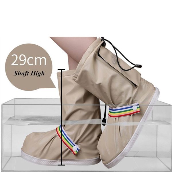 kesmall men women's rain boots cover waterproof flat ankle heels boots shoes covers thicker non-slip platform rain ws505, White;pink
kesmall men women's rain boots cover waterproof flat ankle heels boots shoes covers thicker non-slip platform rain ws505, White;pink