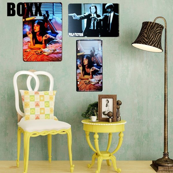 2020 pulp fiction classic movie poster music tin signs metal plate iron painting wall bar ktv music coffee home art decor 30x20cm
2020 pulp fiction classic movie poster music tin signs metal plate iron painting wall bar ktv music coffee home art decor 30x20cm