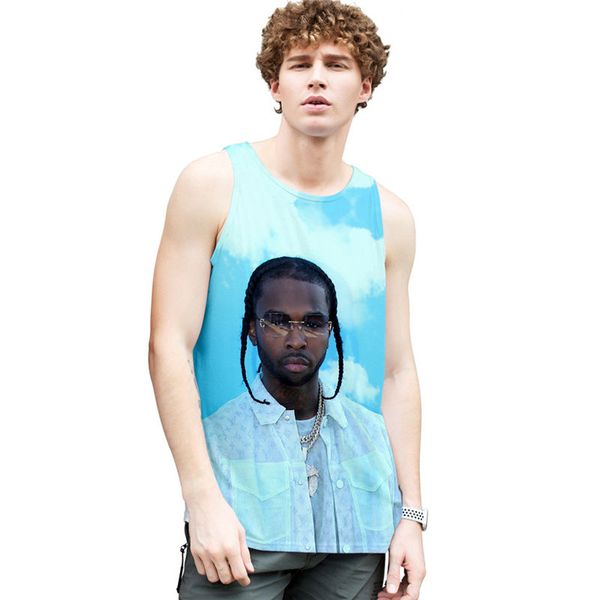 pop smok mens tank crew neck 3d print mens vest loose womens casual tank, White;black
pop smok mens tank crew neck 3d print mens vest loose womens casual tank, White;black