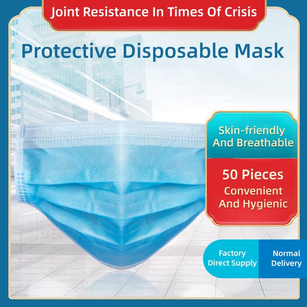 ready stock spot 50 pack disposable face masks daily civil masks 3 layers ordinary protective masks manufacturers wholesale high quality
ready stock spot 50 pack disposable face masks daily civil masks 3 layers ordinary protective masks manufacturers wholesale high quality
