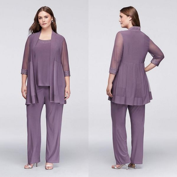 2019 3 pieces mother of the bride pant suits scoop neck column ankle length purple chiffon modest mother of the birde clothing, Black;red
2019 3 pieces mother of the bride pant suits scoop neck column ankle length purple chiffon modest mother of the birde clothing, Black;red