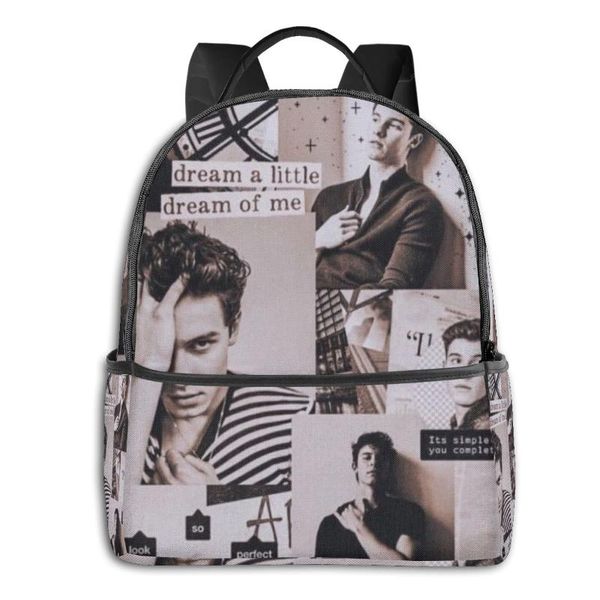 shawn mendes 3d print student school backpack popular fashion girl man tourism backpack
shawn mendes 3d print student school backpack popular fashion girl man tourism backpack