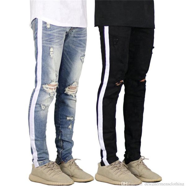 fashion mens designer jeans mens clothing spring new fashion long zipper panelled pencil pants males clothing, Blue
fashion mens designer jeans mens clothing spring new fashion long zipper panelled pencil pants males clothing, Blue