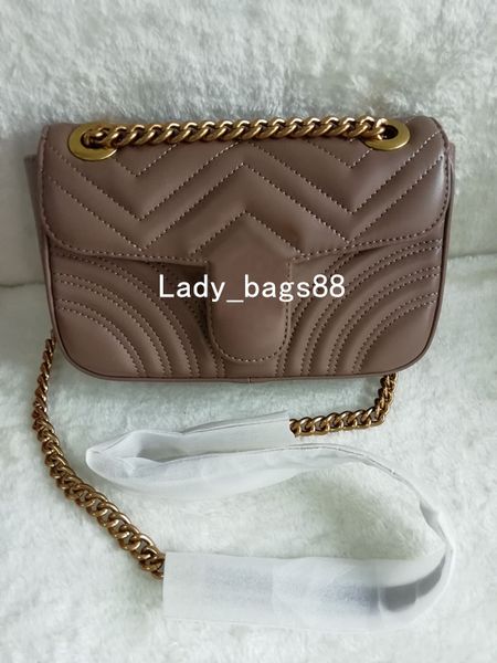 

Luxury Women Designer Shoulder Bags Love Heart Bag Chain Flap Crossbody Handbag High Quality Real Leather Female Shoulder Handbags 23cm