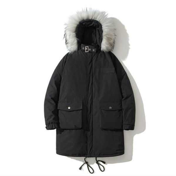 mens thick outerwear casual hooded with fur mens solid long sleeve loose coats winter designer coats, Black
mens thick outerwear casual hooded with fur mens solid long sleeve loose coats winter designer coats, Black