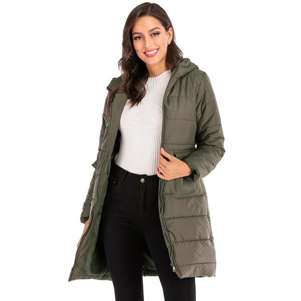 fashion women long sleeve pocket zipper solid hooded jackets cotton-padded coat warm down puffer jacket parka branded 11.5, Black
fashion women long sleeve pocket zipper solid hooded jackets cotton-padded coat warm down puffer jacket parka branded 11.5, Black