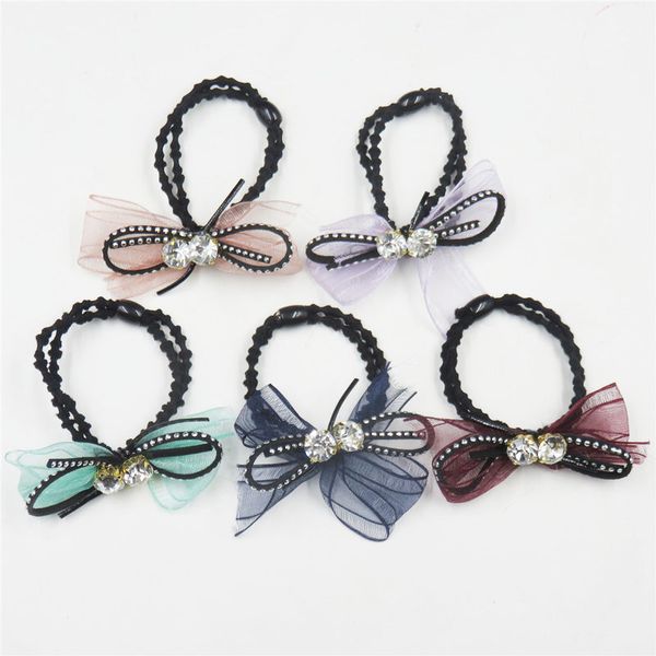 10PCS/LOT Creative 2 Diamond Ribbon Bow Elastic Hair Bands For Girls Bohemian Scrunchy Hair Ties Kids Hair Accessories For Women
10PCS/LOT Creative 2 Diamond Ribbon Bow Elastic Hair Bands For Girls Bohemian Scrunchy Hair Ties Kids Hair Accessories For Women