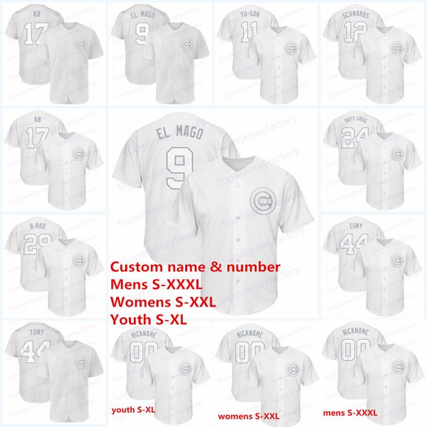 Custom Cubs 9 Javier Baez El Mago 2019 Players Weekend Jersey Women/Youth Rizzo Anthony Tony Bryant Kris KB DIRTY CRAIG Chicago Jerseys 
Custom Cubs 9 Javier Baez El Mago 2019 Players Weekend Jersey Women/Youth Rizzo Anthony Tony Bryant Kris KB DIRTY CRAIG Chicago Jerseys