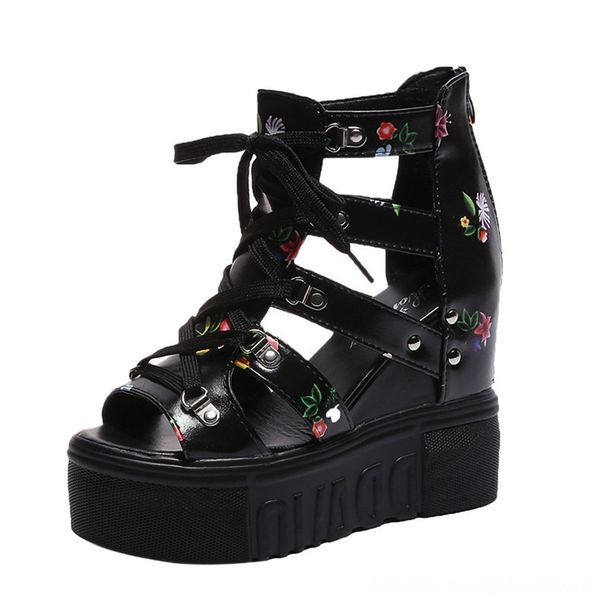 shoes summer women's wedge dress shoes high heel flower cross straps fashion roman sandals women's sandals style for ladies xin1, Black
shoes summer women's wedge dress shoes high heel flower cross straps fashion roman sandals women's sandals style for ladies xin1, Black