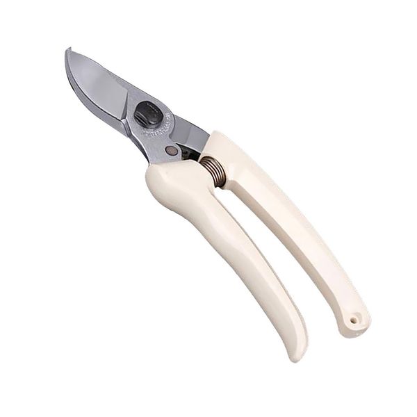 garden pruning shear curved plant scissor garden trimmer white